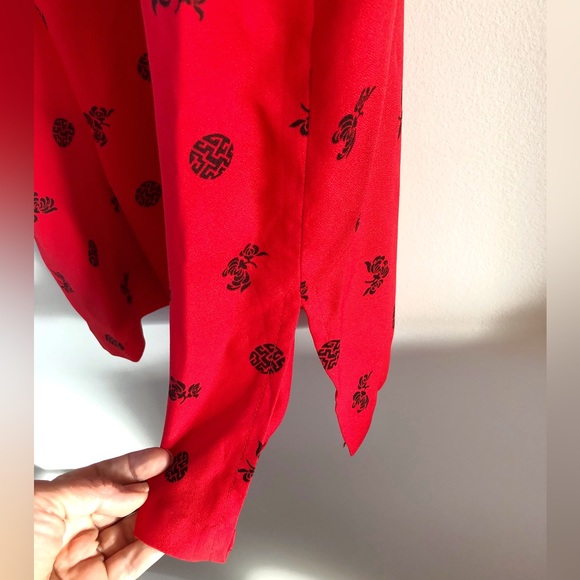 Vintage Red Slip Style dress - Picture 6 of 15